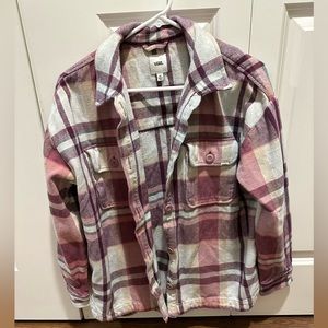 Vans flannel shacket xs